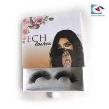 Benutzerdefinierte falsche EyeLash Verpackung Lash Papier Verpackung Box Lieferant Schublade